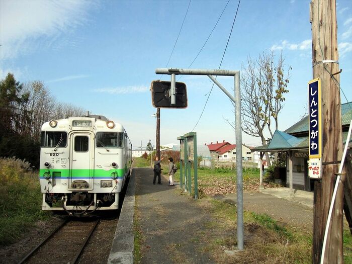 経営難のJR北海道、札沼線新十津川駅。来年廃線となる
