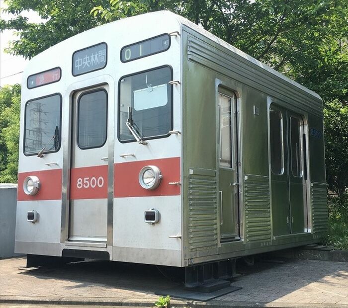 8500系カットモデルのイメージ。実際には