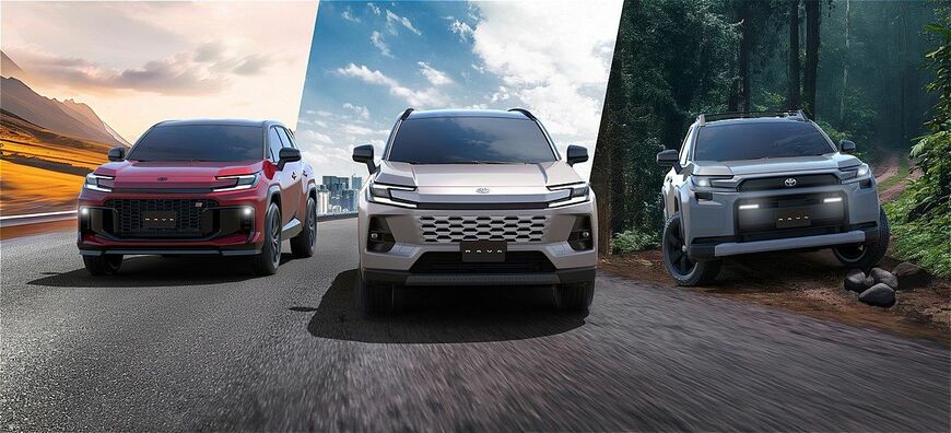 トヨタ新型「RAV4」のラインナップ（写真：トヨタ自動車）