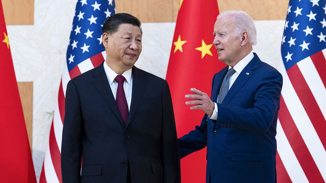 中国の習近平国家主席と米国のバイデン大統領