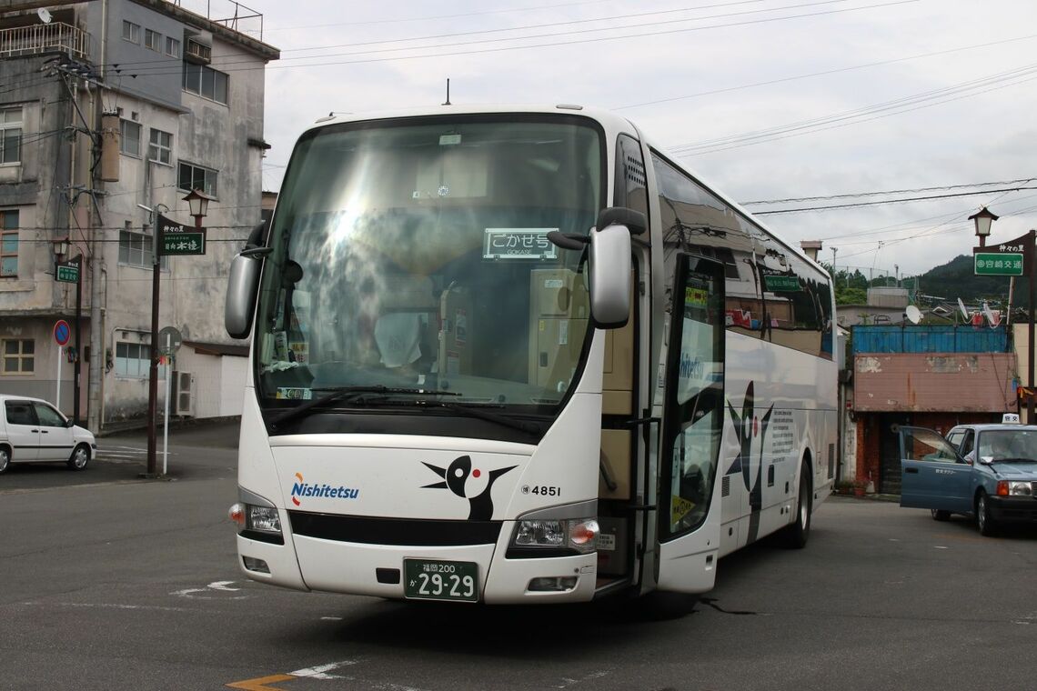 福岡行きの「ごかせ号」（筆者撮影）