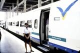 スペインの高速列車AVE（1996年 筆者撮影）