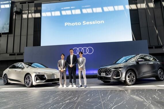 A6 e-tronの日本導入が発表された「Audi New Models Special Debut Show」の様子