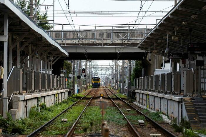 運転士だった山口駅長は「多摩川線は直線が特徴」と話す