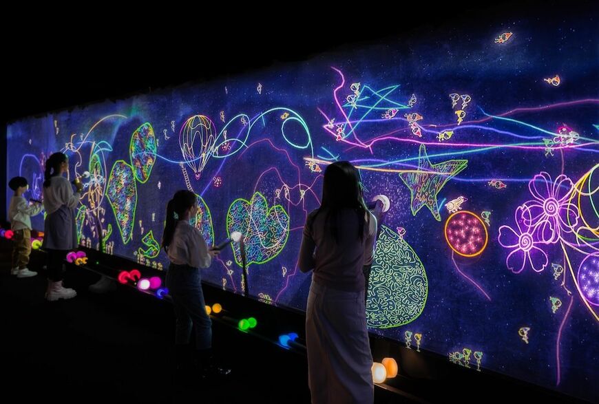 チームラボ こびとが住まう宇宙の窓