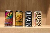 社内で “四天王” と言われるBOSS缶コーヒーの売れ筋商品（筆者撮影）