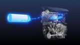 着火しやすく、高速燃焼が可能な水素エンジン。燃えすぎる課題については、トヨタが培ってきた直噴技術が解決に役立っている（写真：トヨタグローバルニュースルーム）