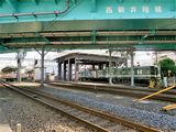 西新井駅と東武大師線（筆者撮影）