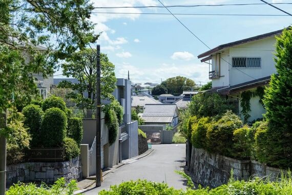 美しが丘3丁目の景観