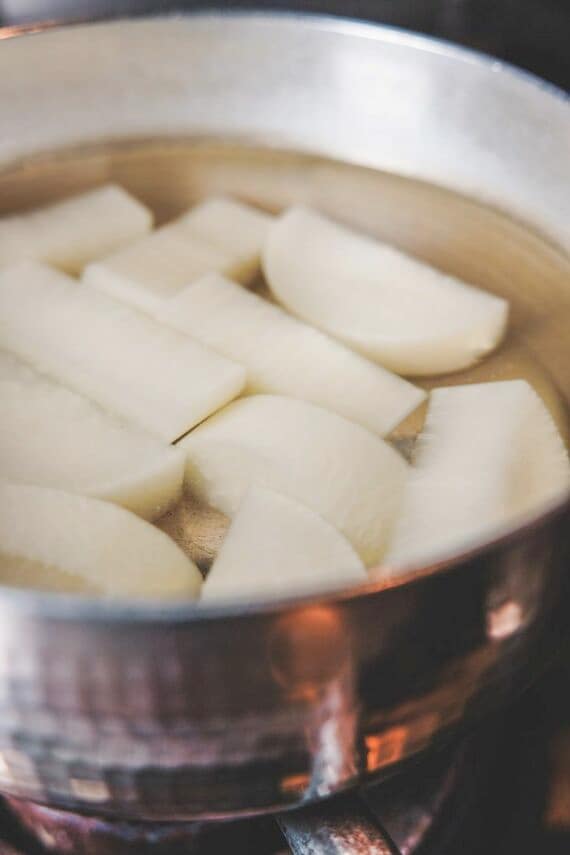 大根の下ゆで