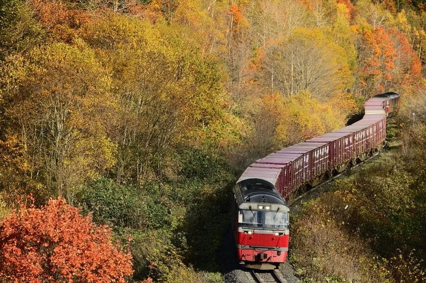 石北線 貨物列車