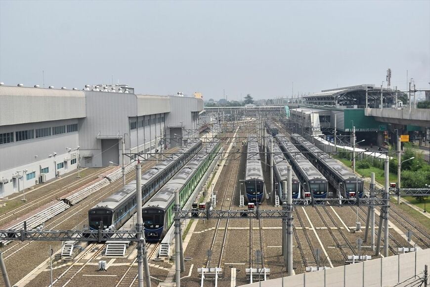 MRTJ南北線車両基地