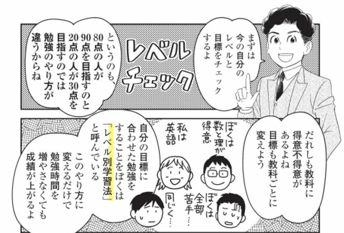 『マンガでわかる 中学生の成績アップ勉強法』© 道山ケイ（著）temoko（イラスト）／主婦の友社