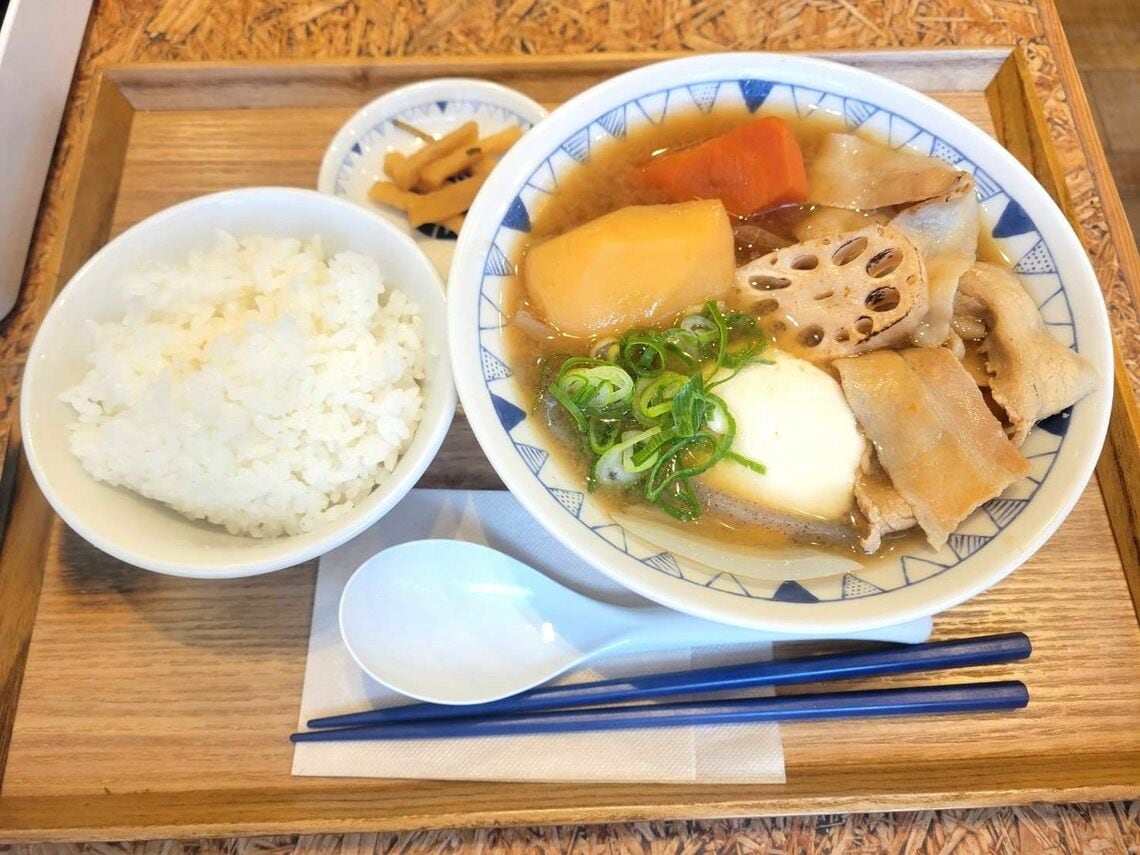 ごろごろ野菜のごちそう豚汁定食