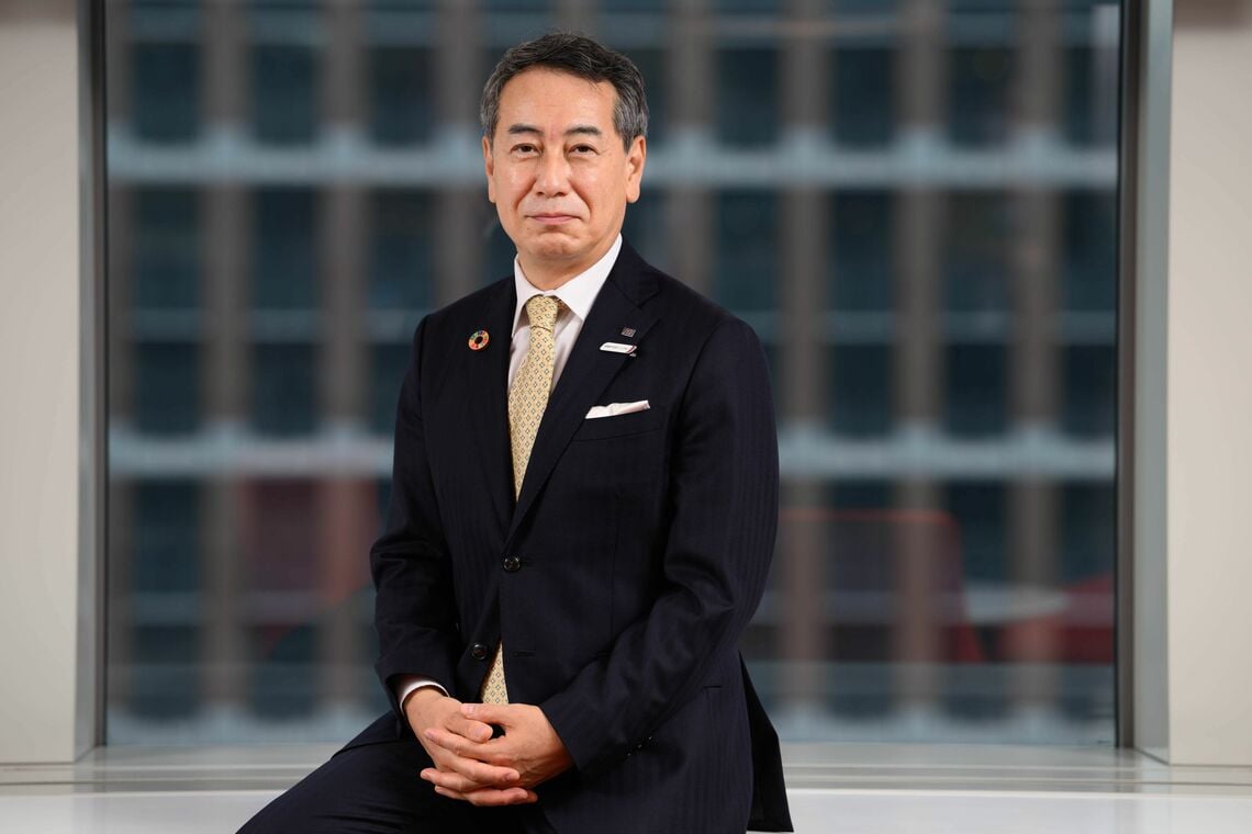 JTB・山北社長(17日・都内)Photographer: Akio Kon/Bloomberg