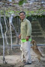 グォーさんは４年ほど前、村を代表して日本に招かれていた