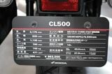 ホンダの新型CL500（筆者撮影）