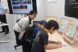 リニア中央新幹線神奈川県駅の建設現場に隣接する「ファンテックラボ」で開催された「子鉄フェス」の様子（記者撮影）