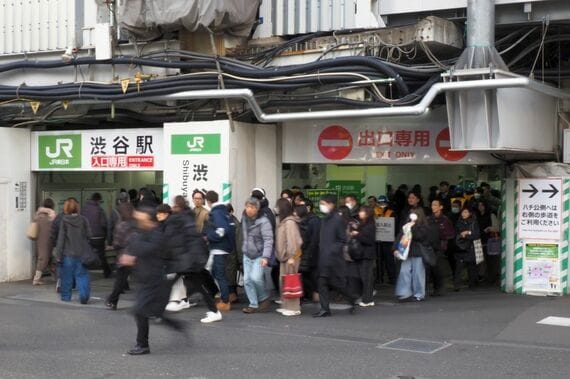 JR渋谷駅 改札