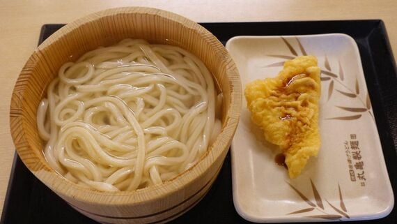 丸亀製麺の釜揚げうどん