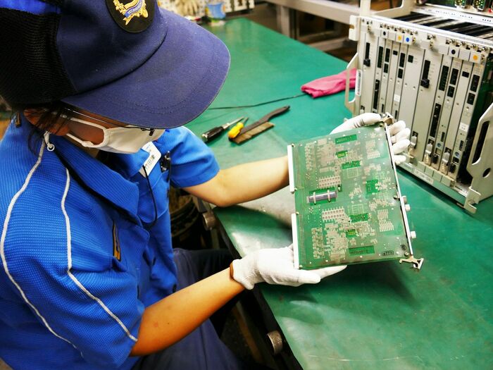 ATSの検修作業