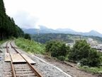復旧工事が終わった豊肥本線の線路
