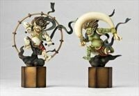 海洋堂「風神雷神」フィギュアに会える街 上野で名画詣で、粋な楽しみ方