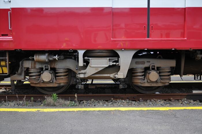 1500形の台車（先頭車）
