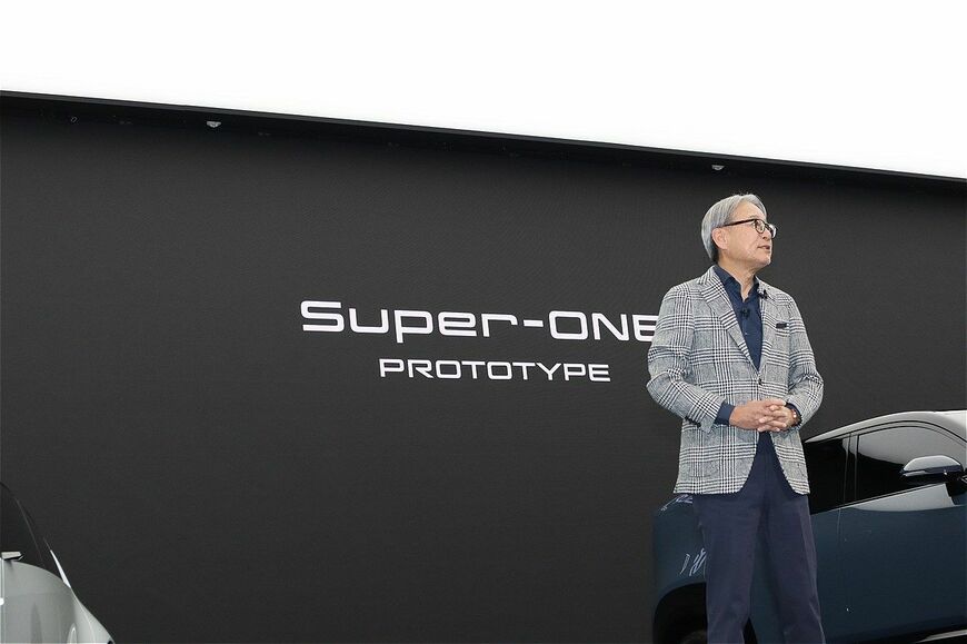 ホンダの取締役 代表執行役社長 三部 敏宏氏（筆者撮影）