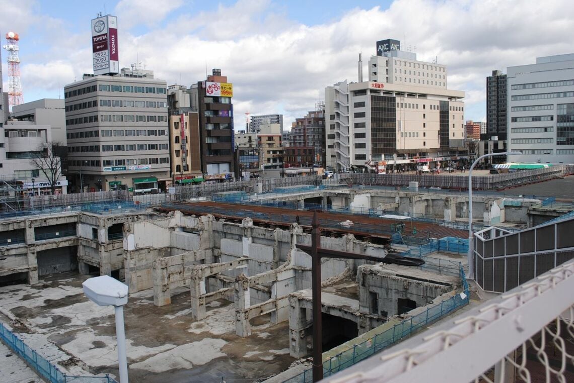 福島駅周辺の再開発