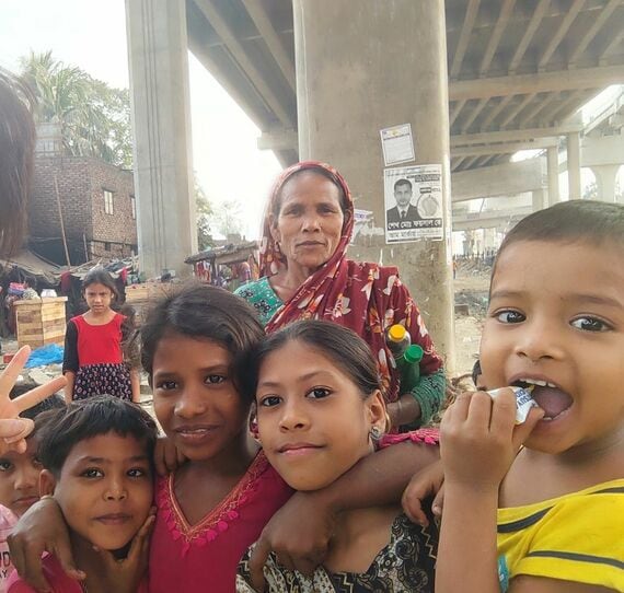 バングラデシュの子供たち