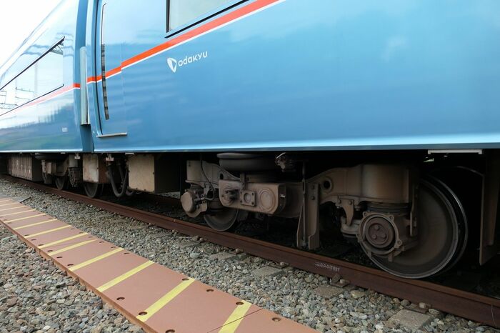 MSEの台車。日本車輌製造製だ