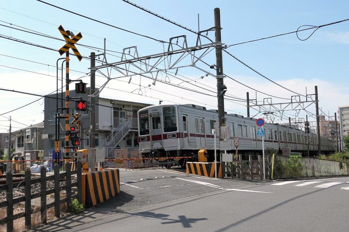 除却される第18号踏切