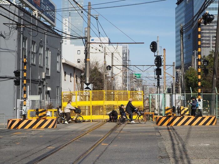 ふさがれた線路