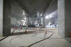 工事中の新横浜駅