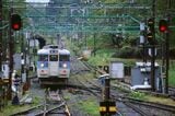 信越本線の二本木駅もスイッチバック駅だ（撮影：南正時）