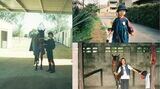 幼いころの写真と、騎手を志していた時の写真（写真：朝倉氏提供）