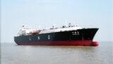 韓国の造船会社の独壇場だったLNGタンカーでも、中国勢が存在感を高めている。写真は滬東中華造船が建造した大型LNGタンカー（同社ウェブサイトより）
