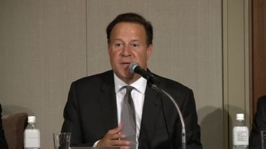 President of Panama Stressed Panama's efforts to fight to Prevent Financial Corruption