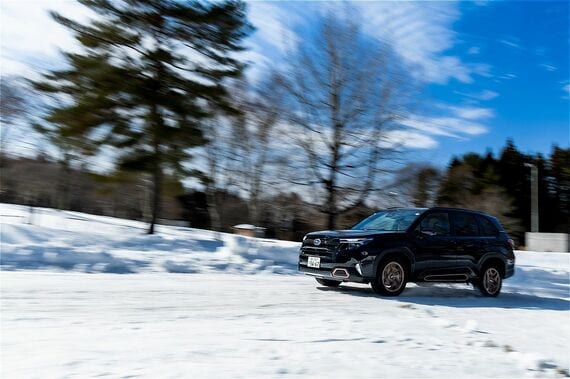 ターボエンジン搭載のフォレスター・スポーツEX試乗シーン