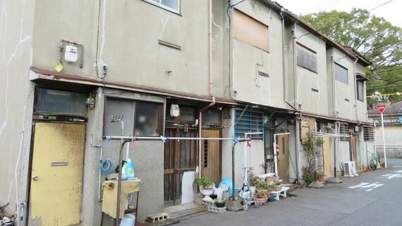 台風後に筆者が訪れた時の状態