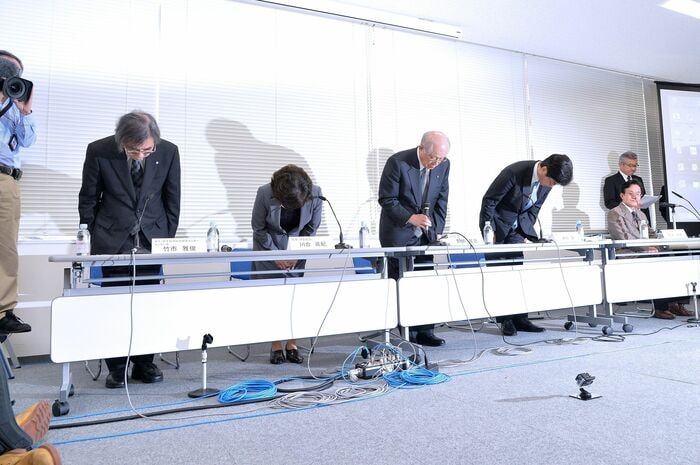 3月14日､理研首脳陣の謝罪から始まった会見は4時間
