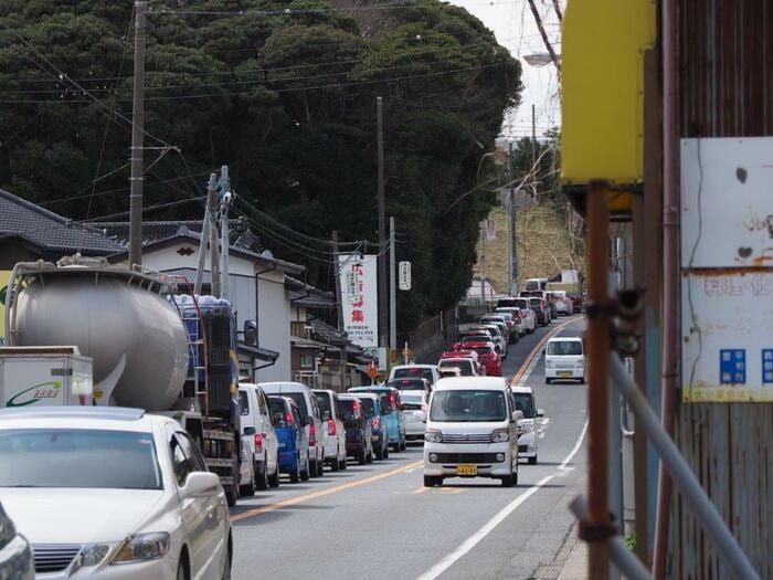 ひたちBRT沿線は渋滞が特に深刻