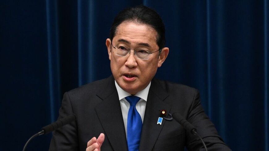 退陣を表明した岸田首相。外国人投資家は今後、日本株を買ってくるだろうか（写真：ブルームバーグ）