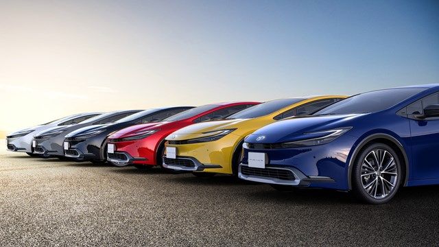 新型プリウス（HEV）のディテール（写真：トヨタ自動車）