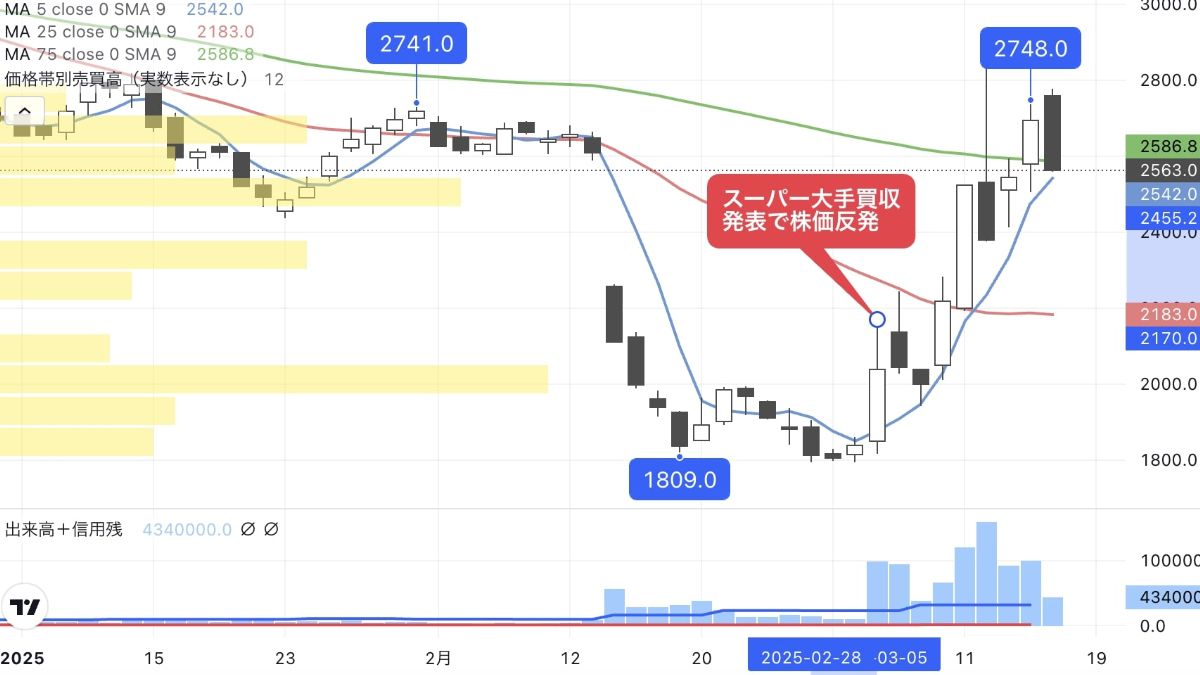 スーパー大手買収で株価反発､市場関心の格安小売り銘柄｜会社