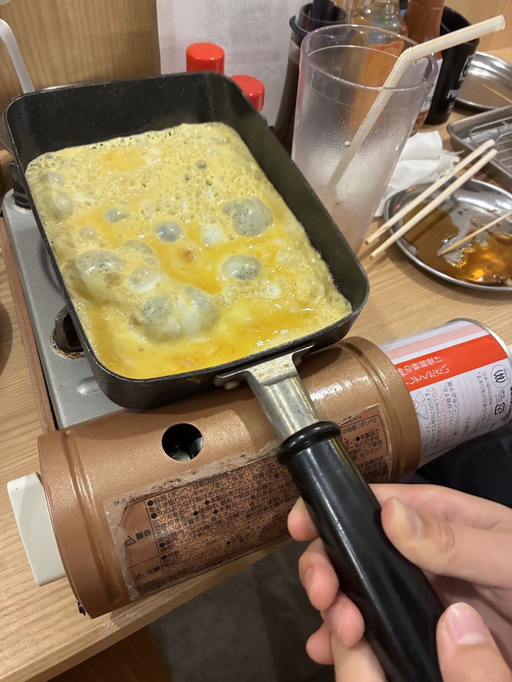 だし巻き玉子づくり