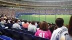 内野Ｂ指定席からのホーム方向の景観