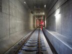 福島側から大阪駅方面を見る。この区間の