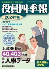 『役員四季報』2024年版は現在発売中。書影をクリックすると東洋経済のSTOREサイトにジャンプします